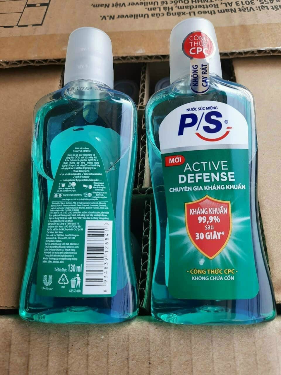 Nước súc miệng p/s 130ml