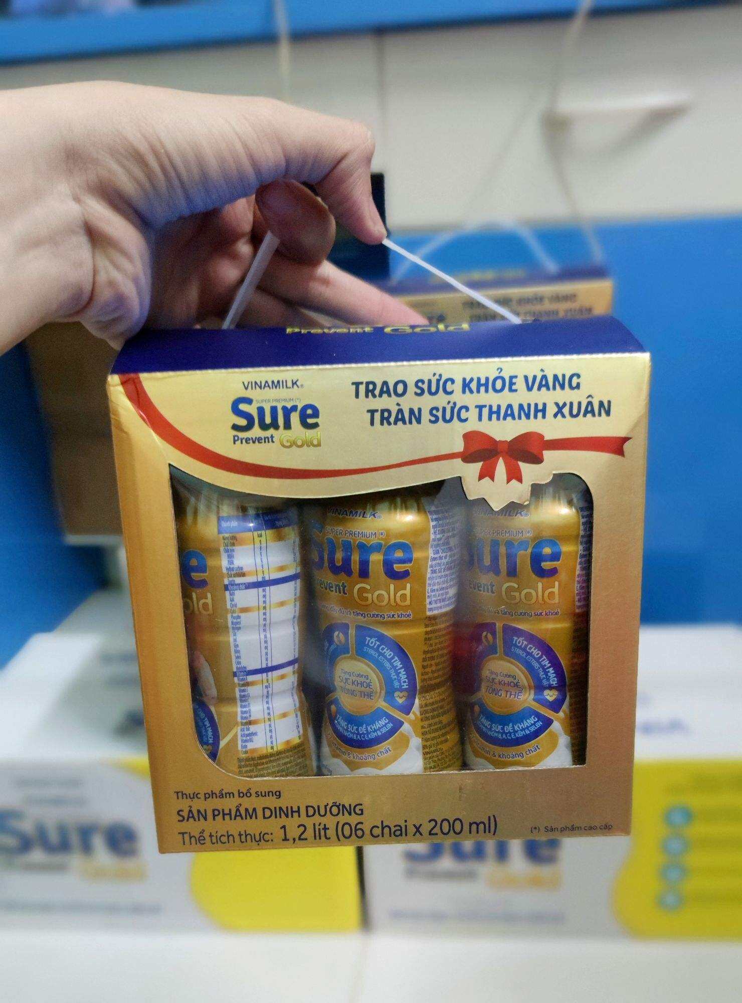 1 Lốc Sữa nước pha sẵn Sureprevent Gold 200ml