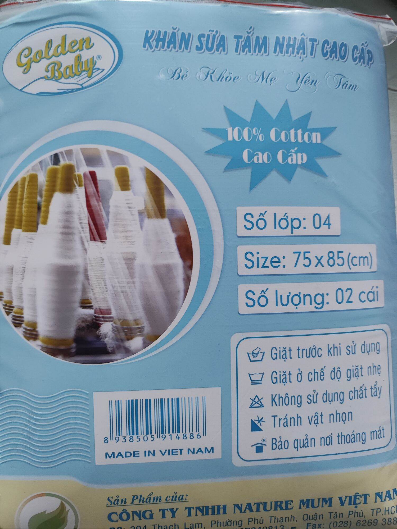 Khăn sữa tắm nhật cao cấp gói 2 khăn 75×85