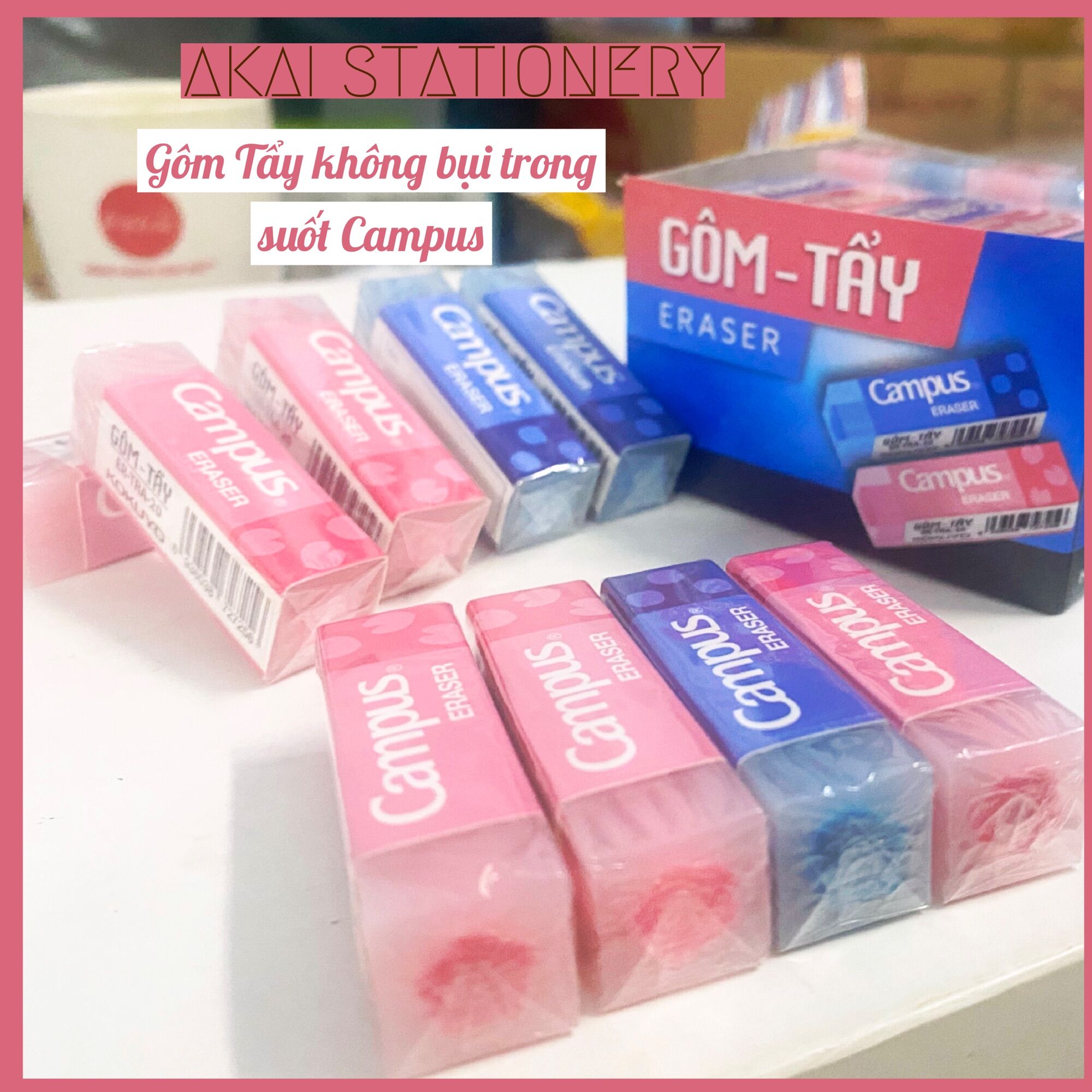 Gôm tẩy trong suốt Campus ER-TRA-20 transparent
