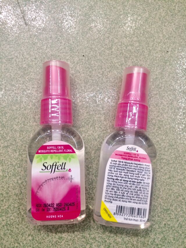 Combo 3 chai xịt xua muỗi SOFFELL(30ml)