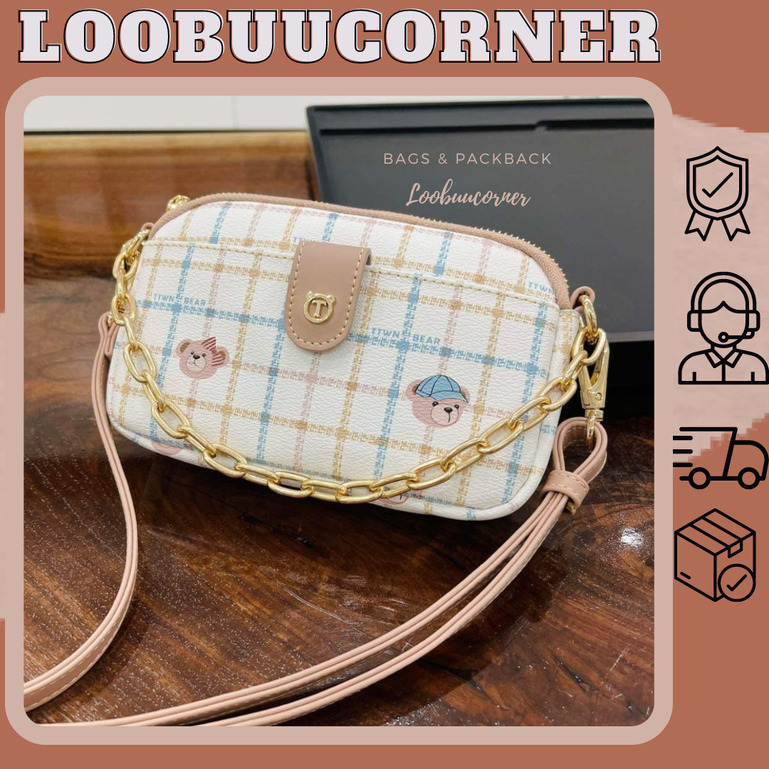 túi đeo chéo minibags ttwn bear tn2443 (sẵn ship)