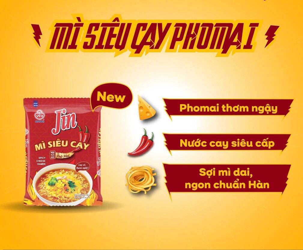Mì siêu cây vị phomai 105g