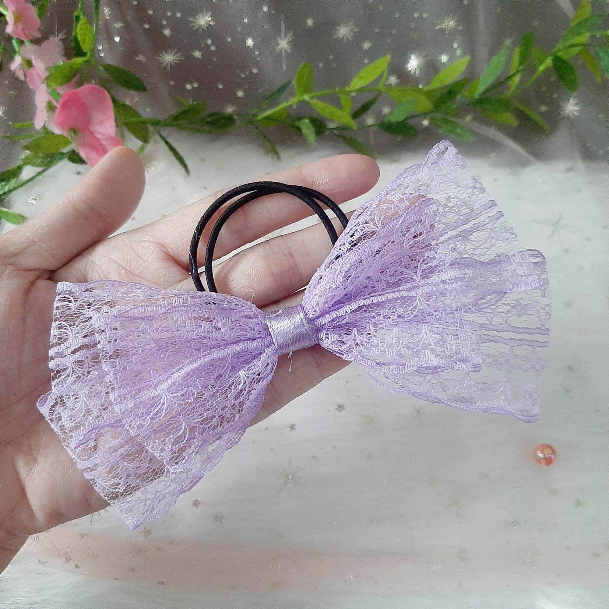 Cột tóc nơ lưới (mua 9 tặng 1)
