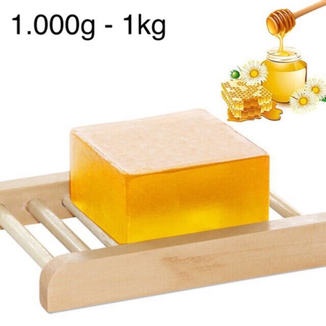 1kg phôi xà phòng mật ong glycerin - phôi xà phòng handmade