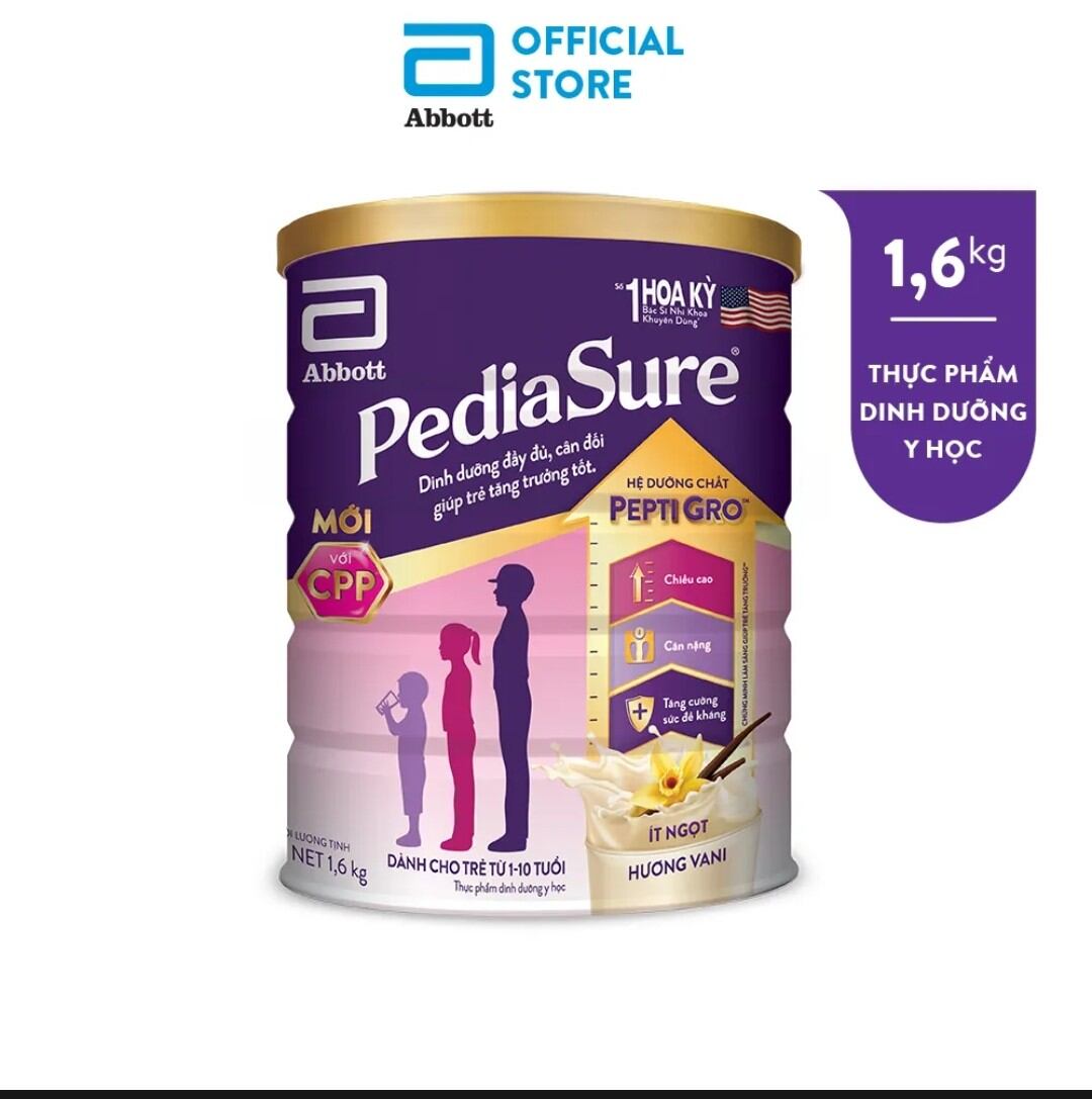 Sữa pediasure mẫu mới 1,6 kí date 1/2026