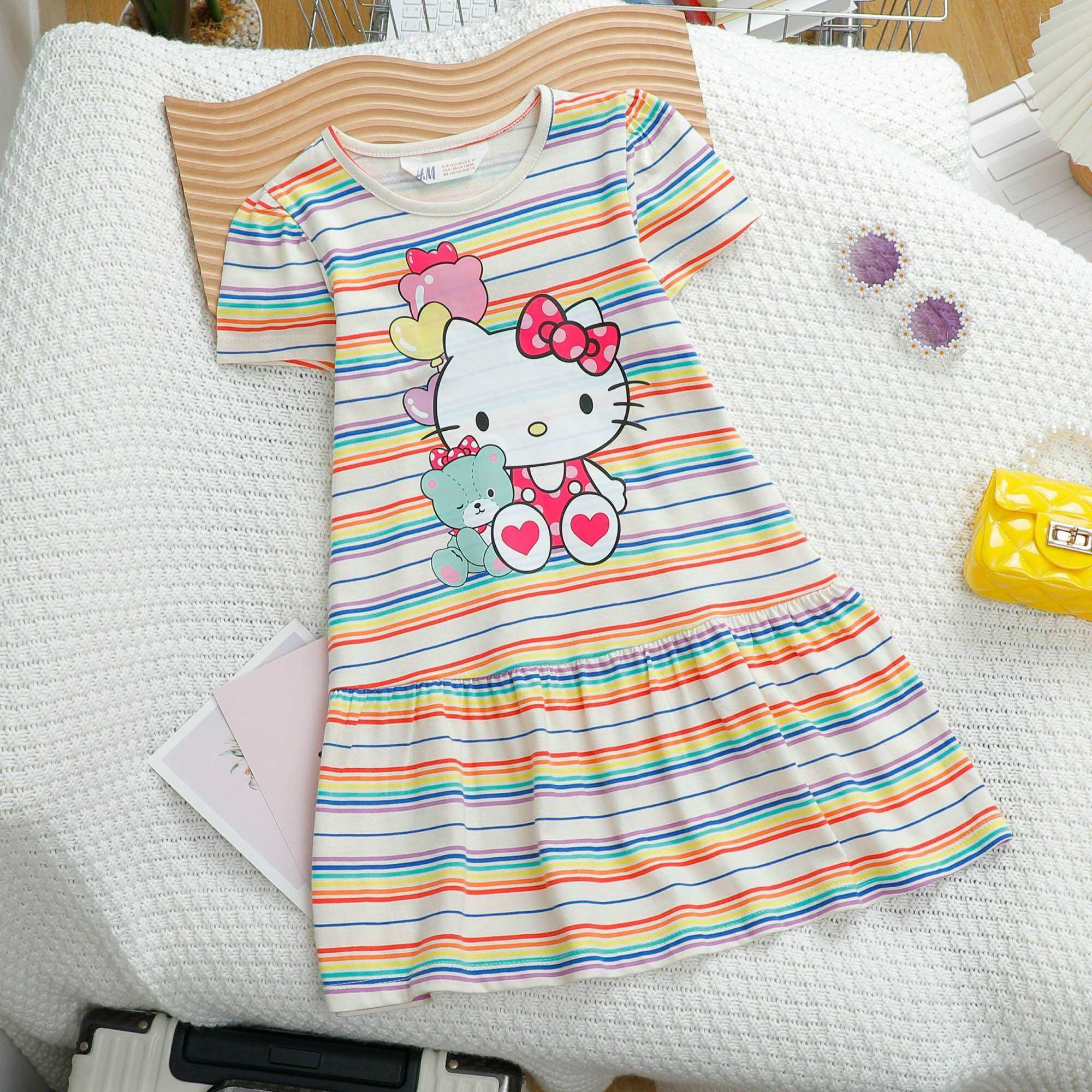 Đầm/Váy Đuôi Cá Thun Cotton H.&M (Size: 12-39kg)
