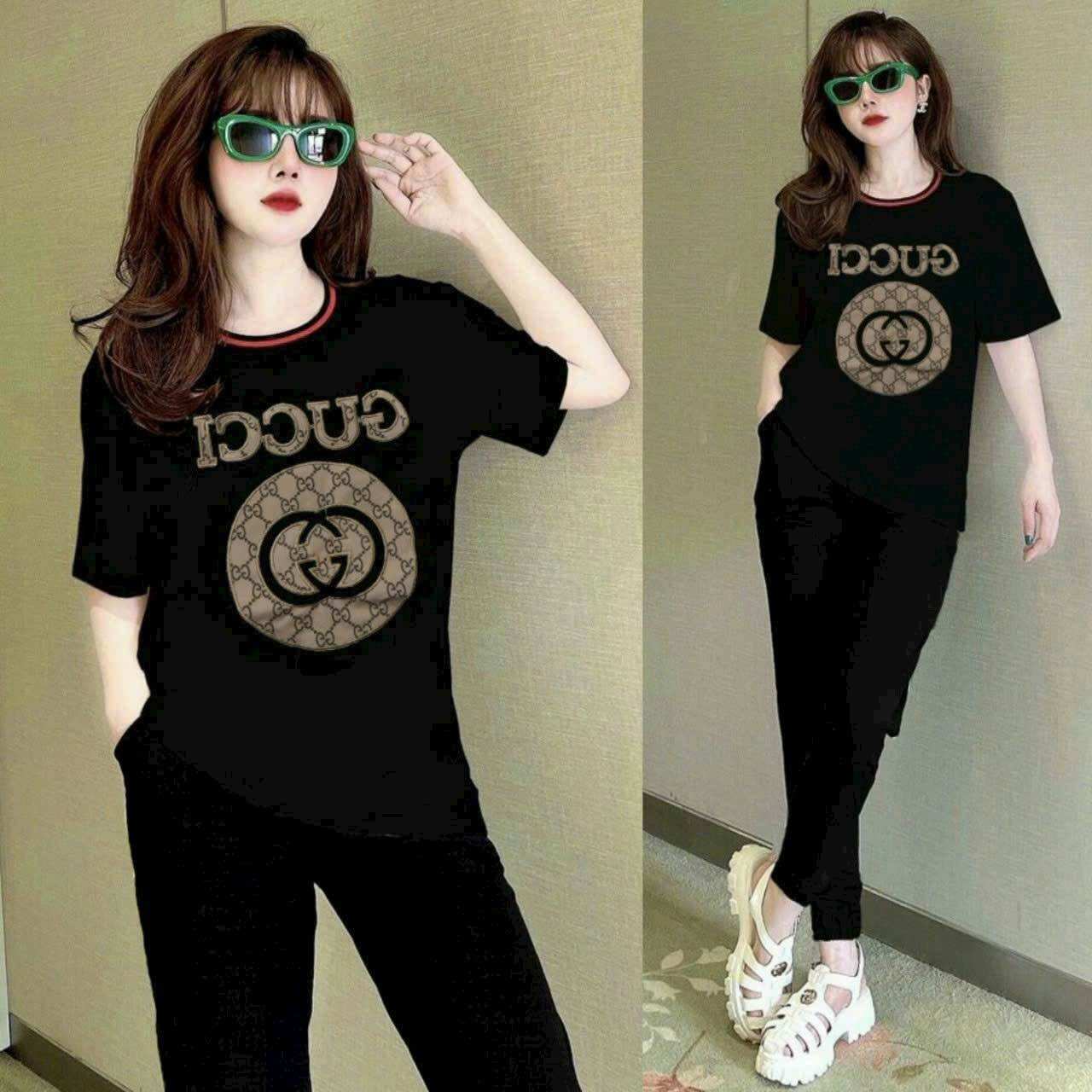 Sét bộ dài thun cotton thêu lo go cao cấp