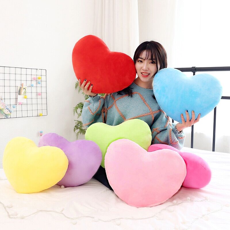 [HCM]Gối bông tựa lưng hình trái tim