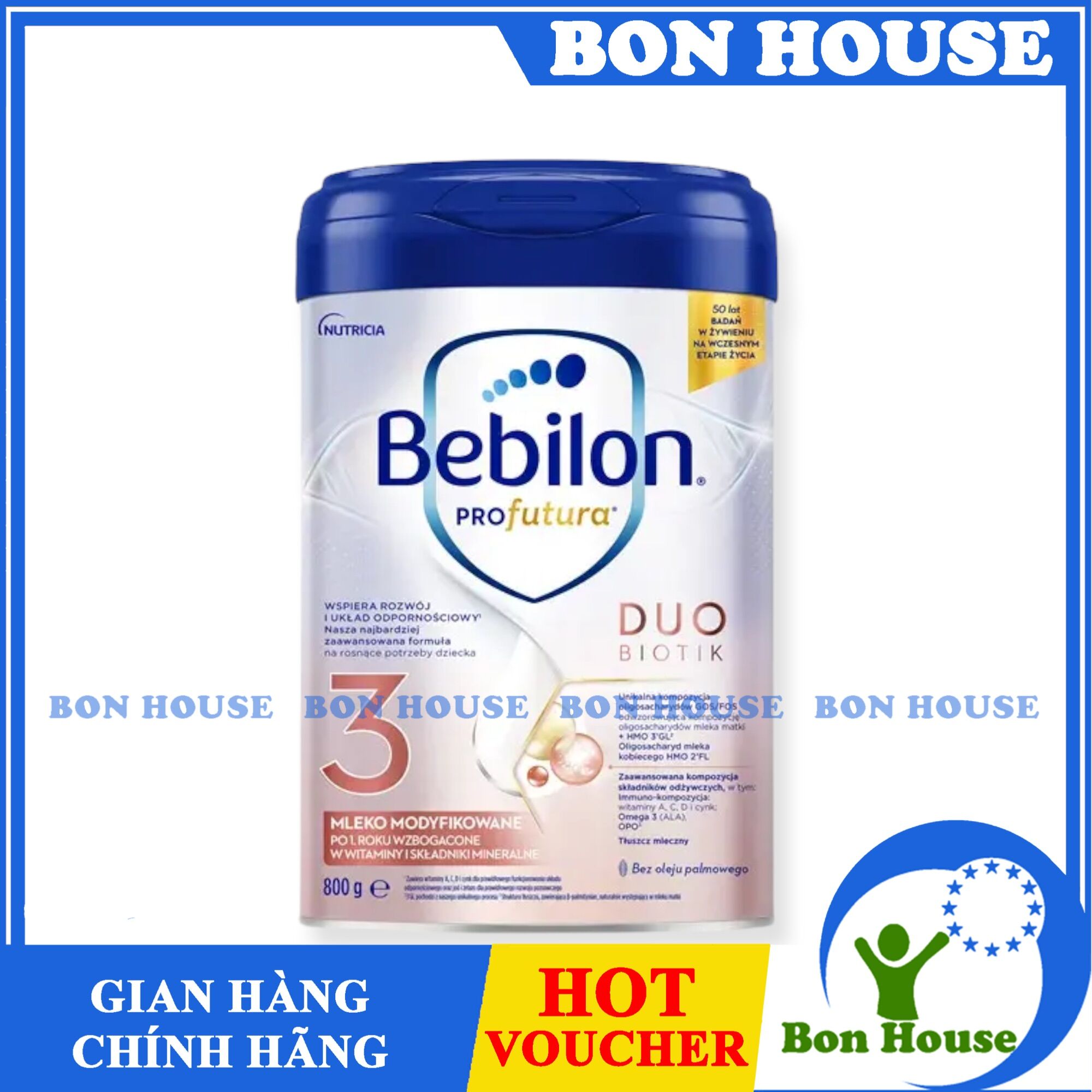 Bebilon Profutura 3 800g mẫu mới