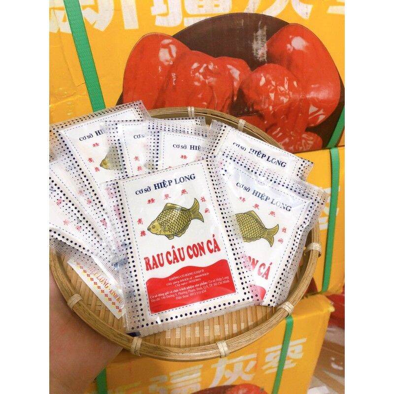 Rau câu con cá hiệp long gói 25gr