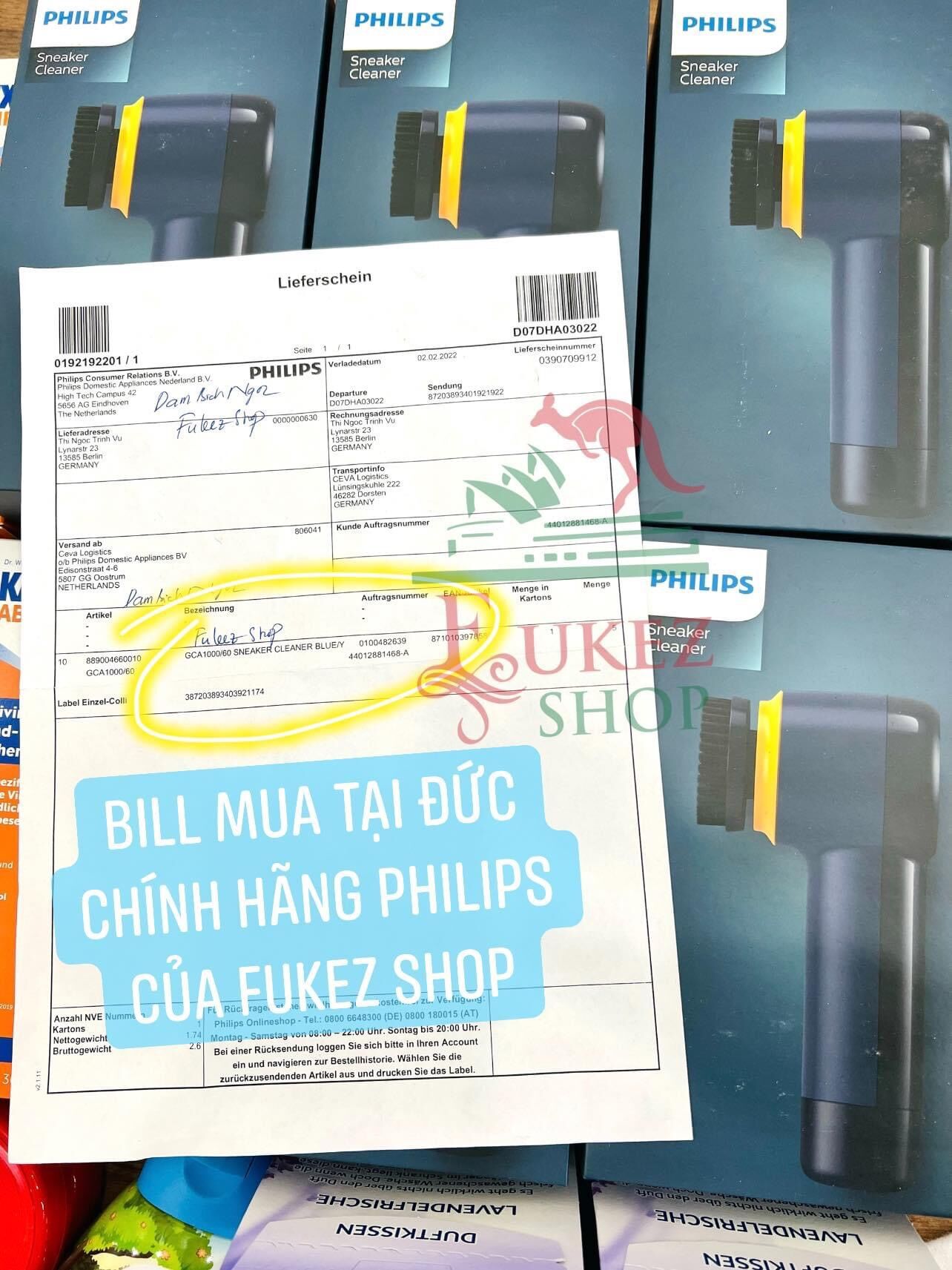 Máy đánh giày Philips nội địa Đức đủ bill chính hãng