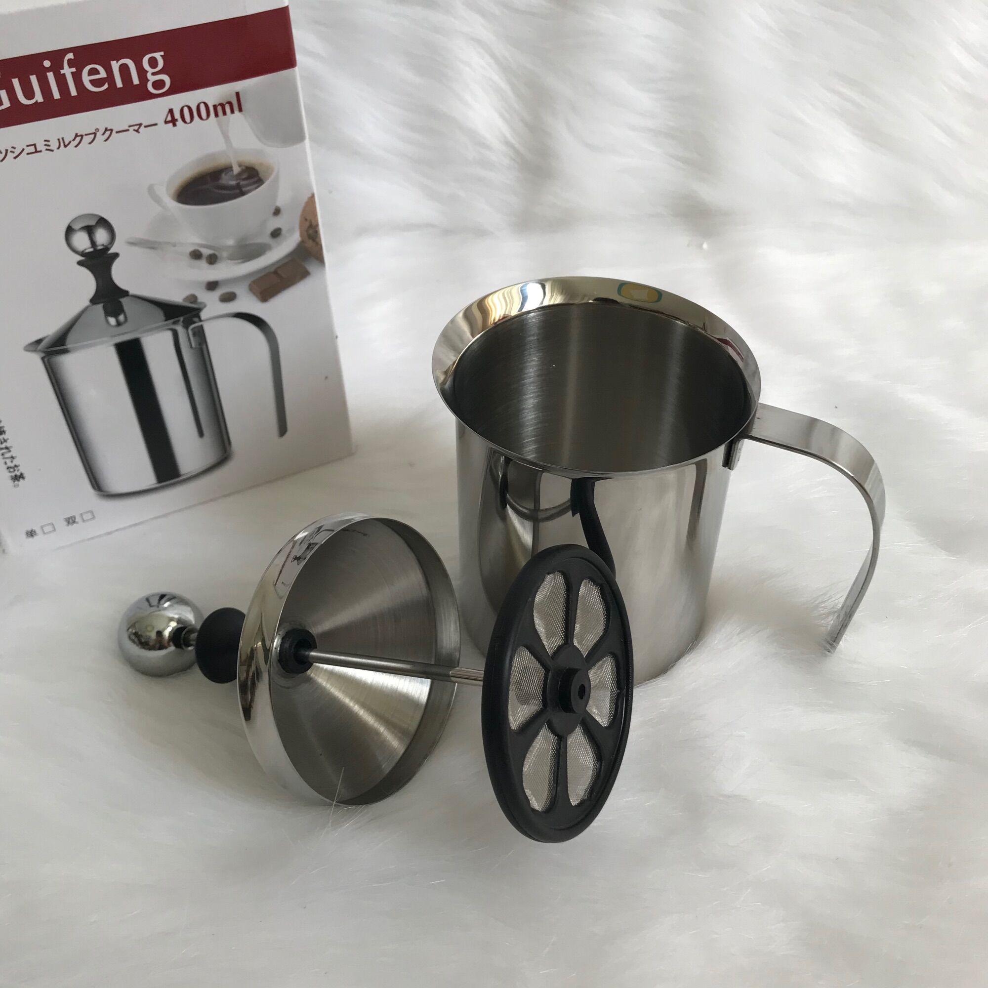 Stainless Latte Whipping Milk Latte 400ml