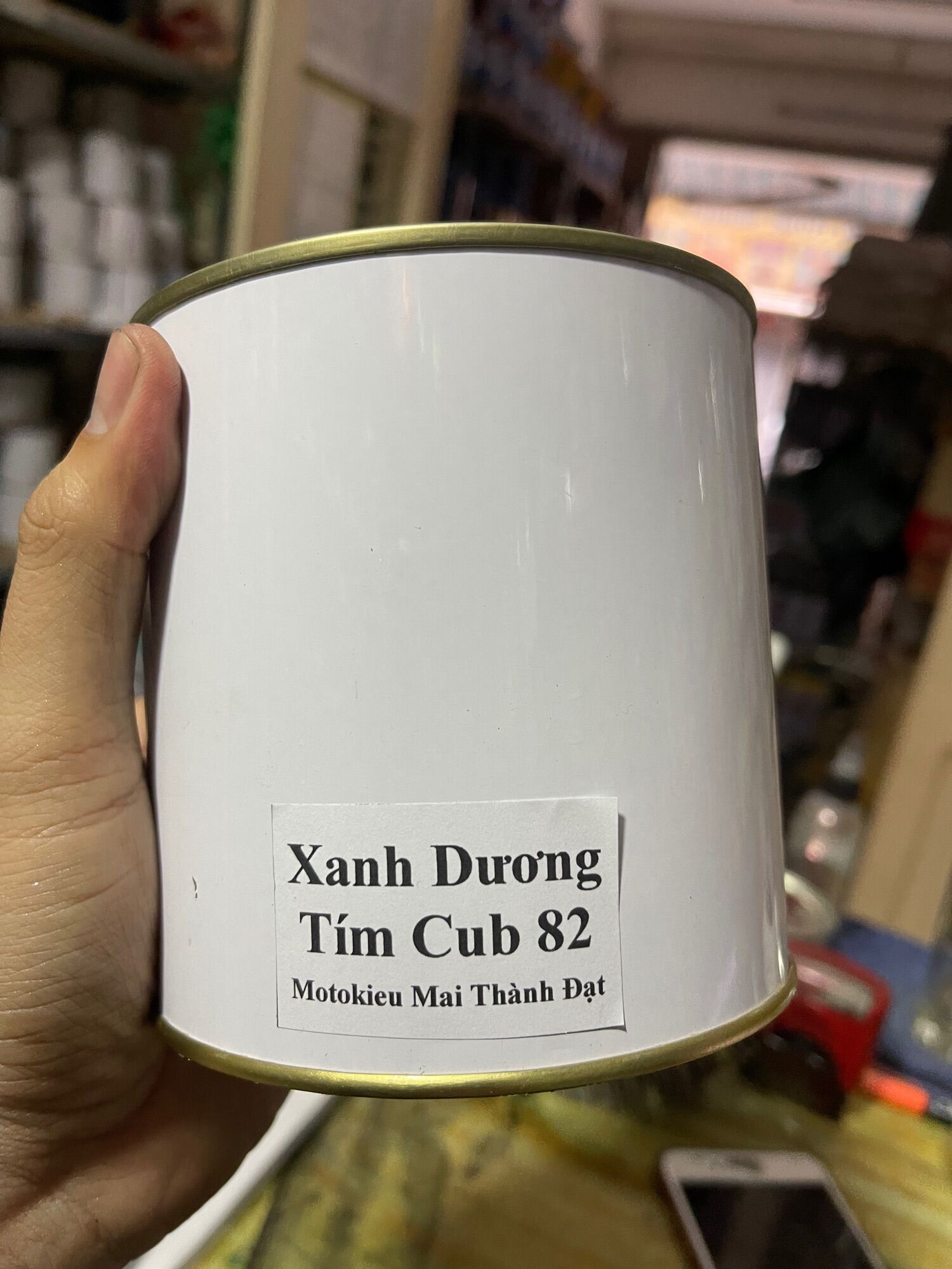 Màu Sơn Dương Tím Cub 82 Có Nhũ  đóng size tuỳ chọn