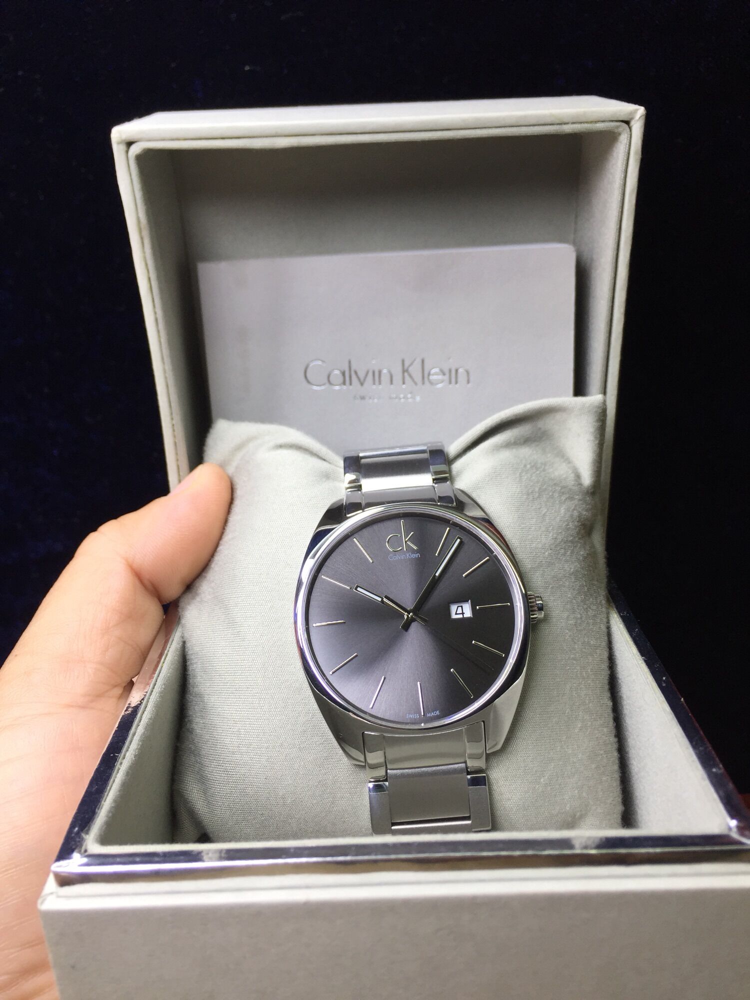 ⌚️đồng hồ si nam hiệu calvin klein ck thụy sĩ. swiss made🇨🇭