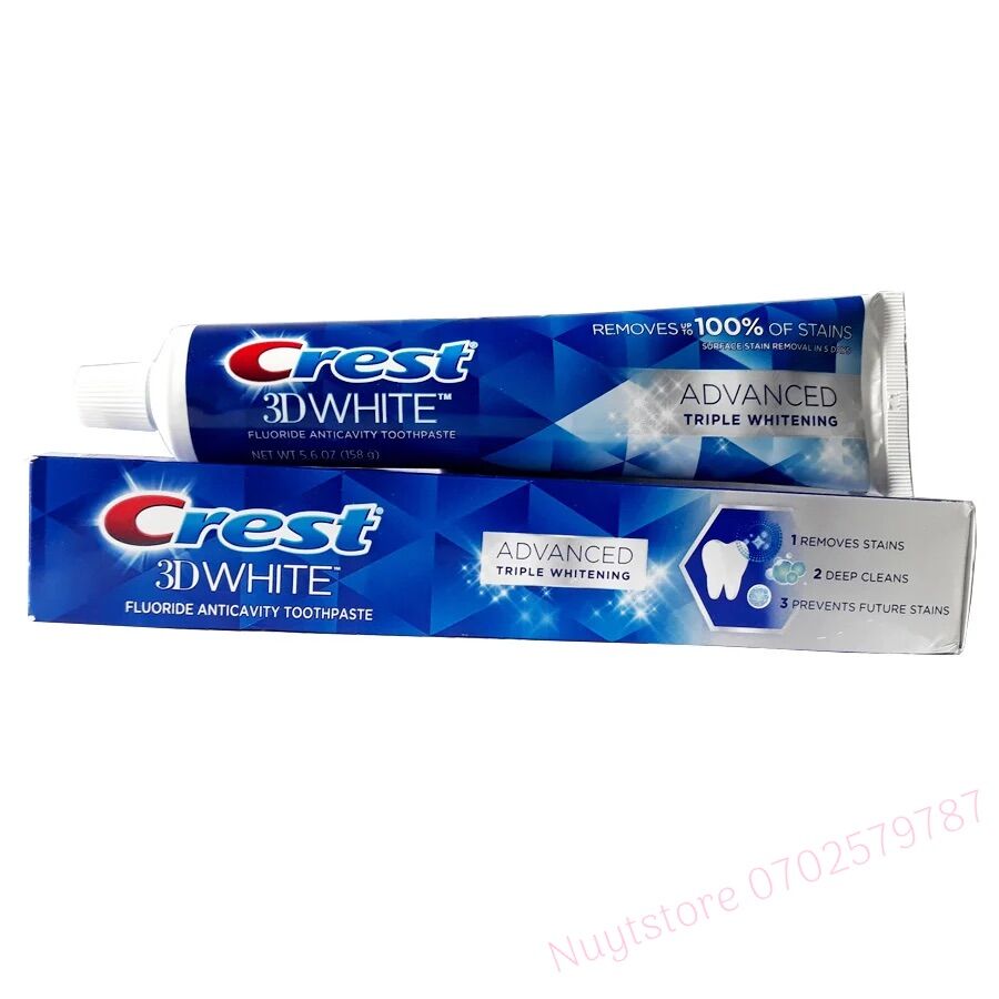 Kem đánh răng Crest Mỹ mẫu mới. Tuýp 147g