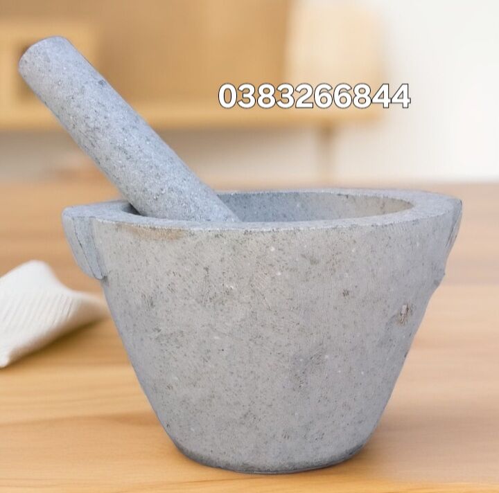 cối và chày đá kích thước 13cm