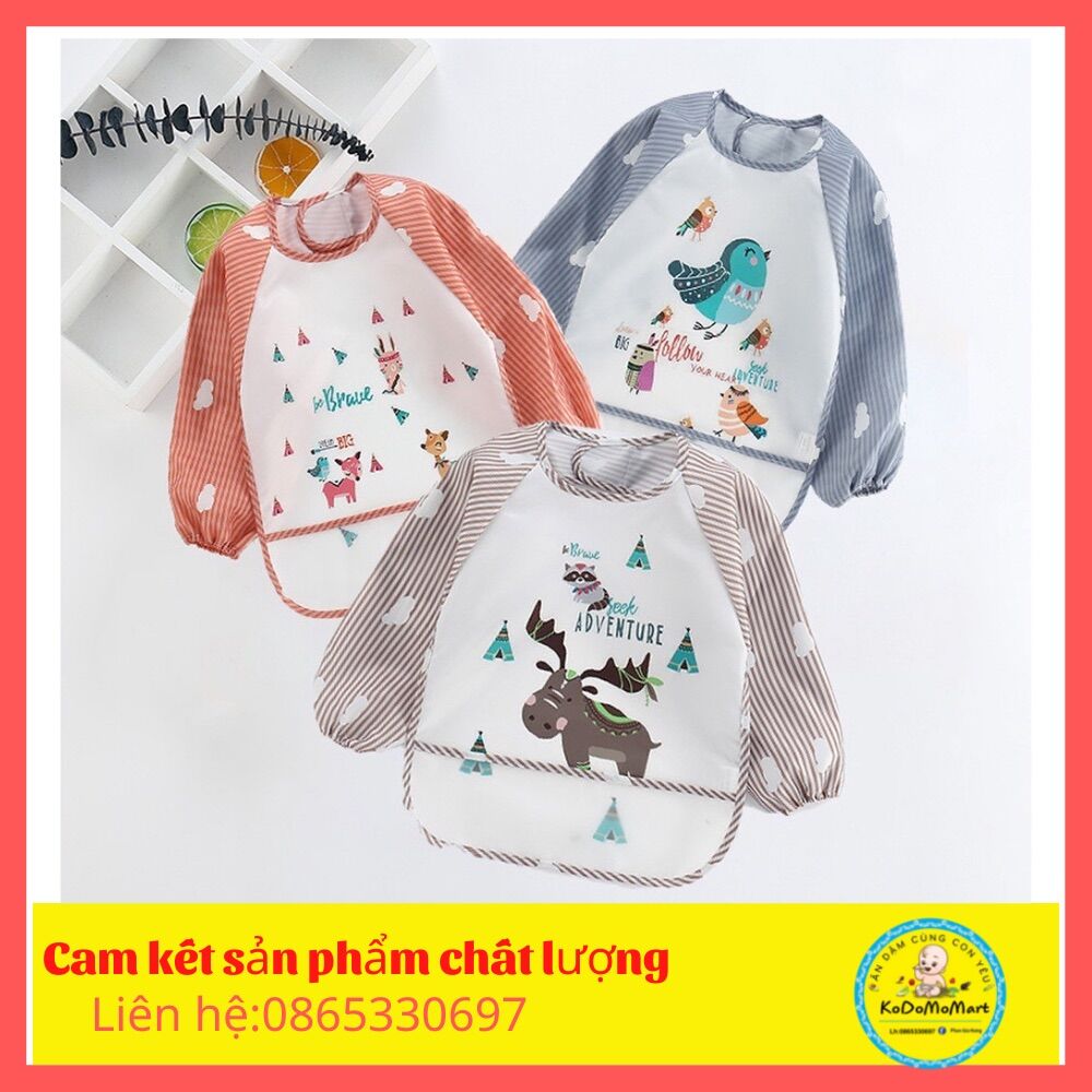 Áo yếm ăn dặm BLW dài tay