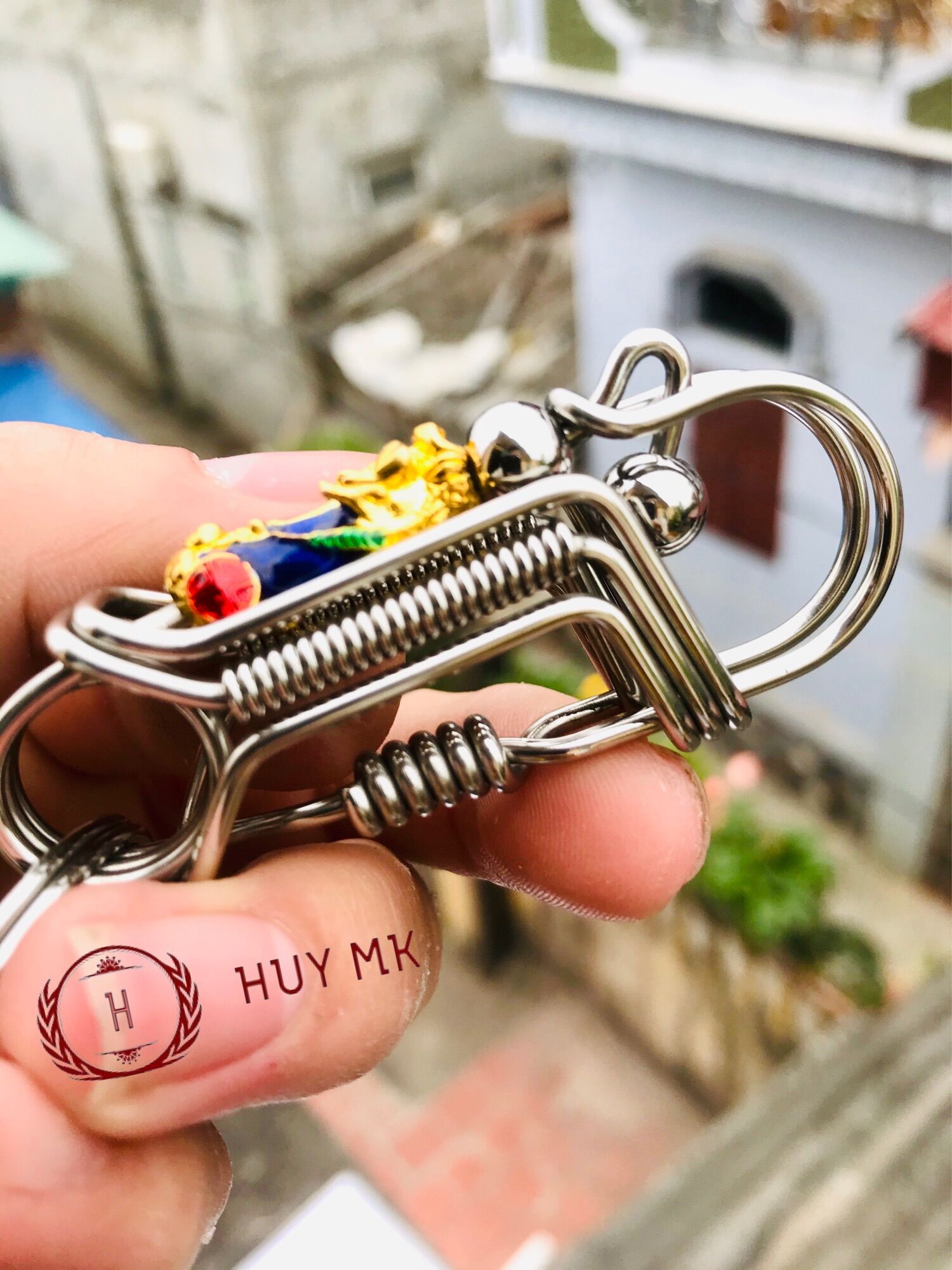 móc khóa thủ công tỳ hưu