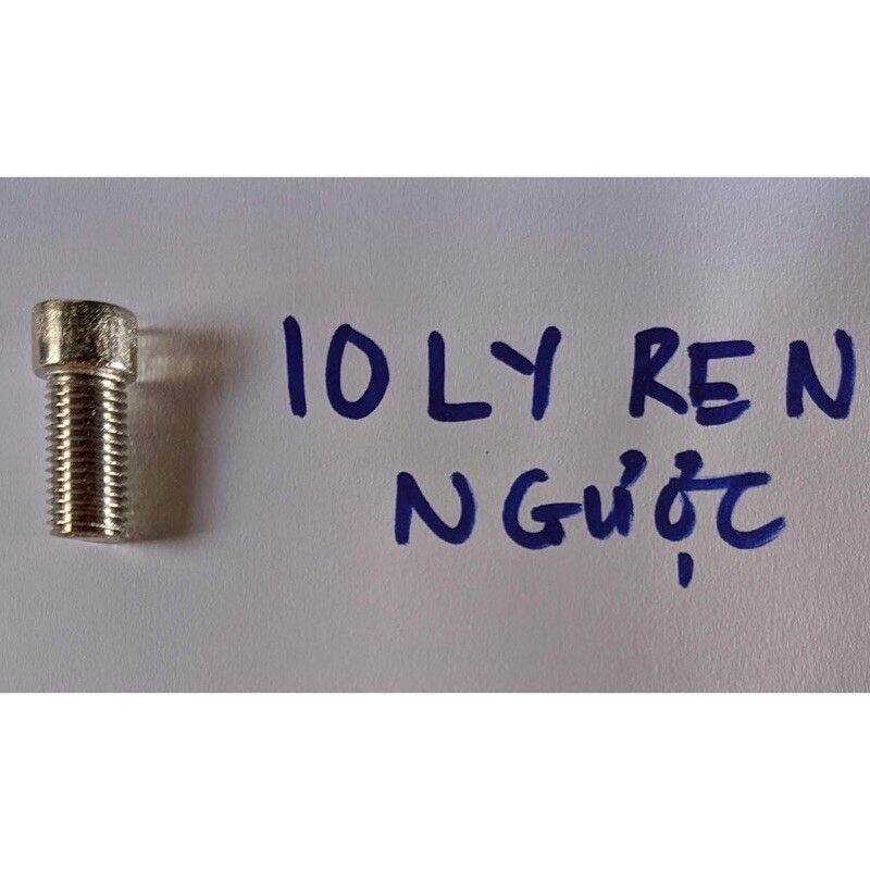 Ốc chân gương ren thuận ngược 10ly và ốc ren 8 gắn xe máy