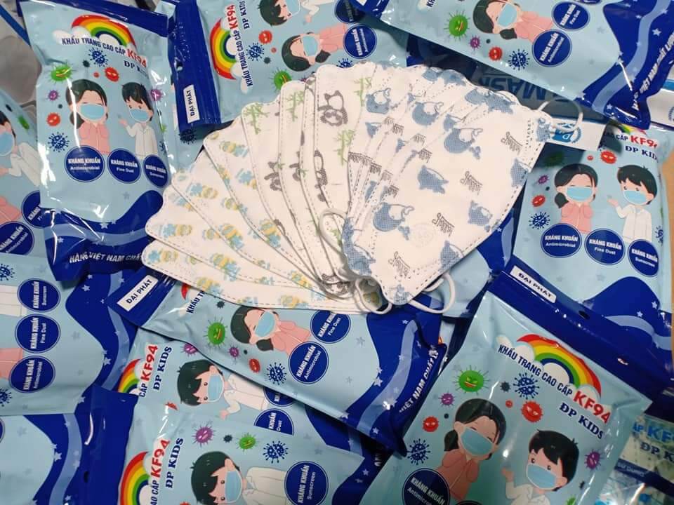 Túi 10cái khẩu trang KF94 trẻ em