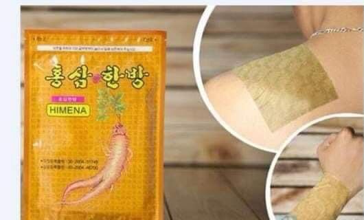 Miếng Dán Cao Hống Sâm Himena (hộp/gói 20 miếng)