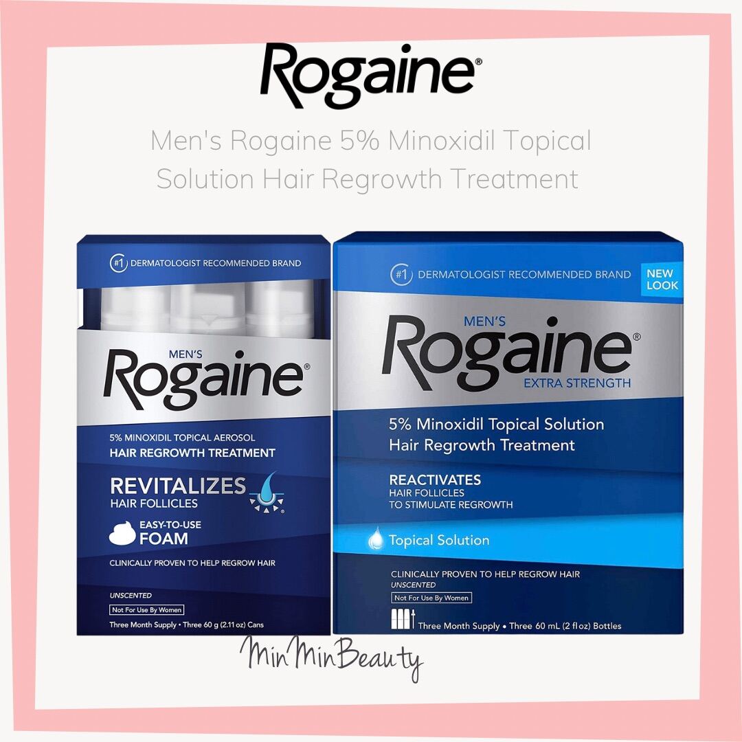 Hỗ trợ mọc tóc cho nam Mens Rogaine 5% Minoxidil Solution