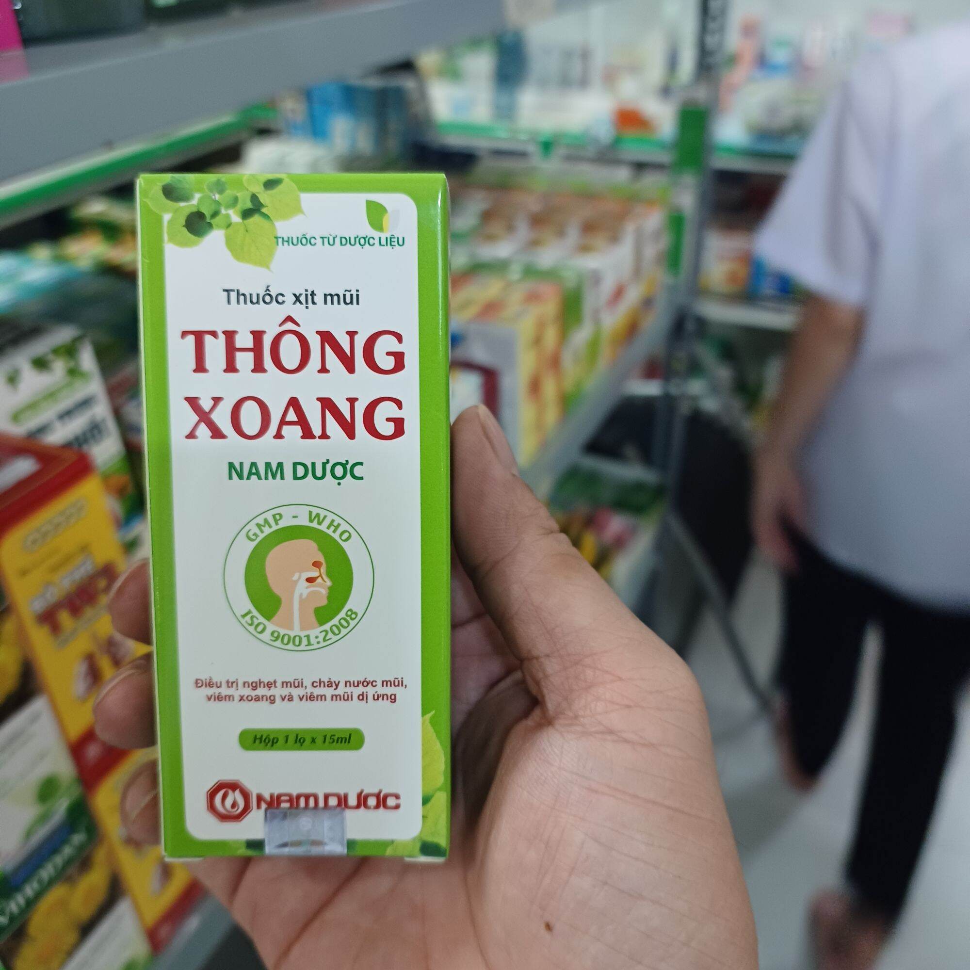 Xịt mũi thông xoang nam dược 15ml