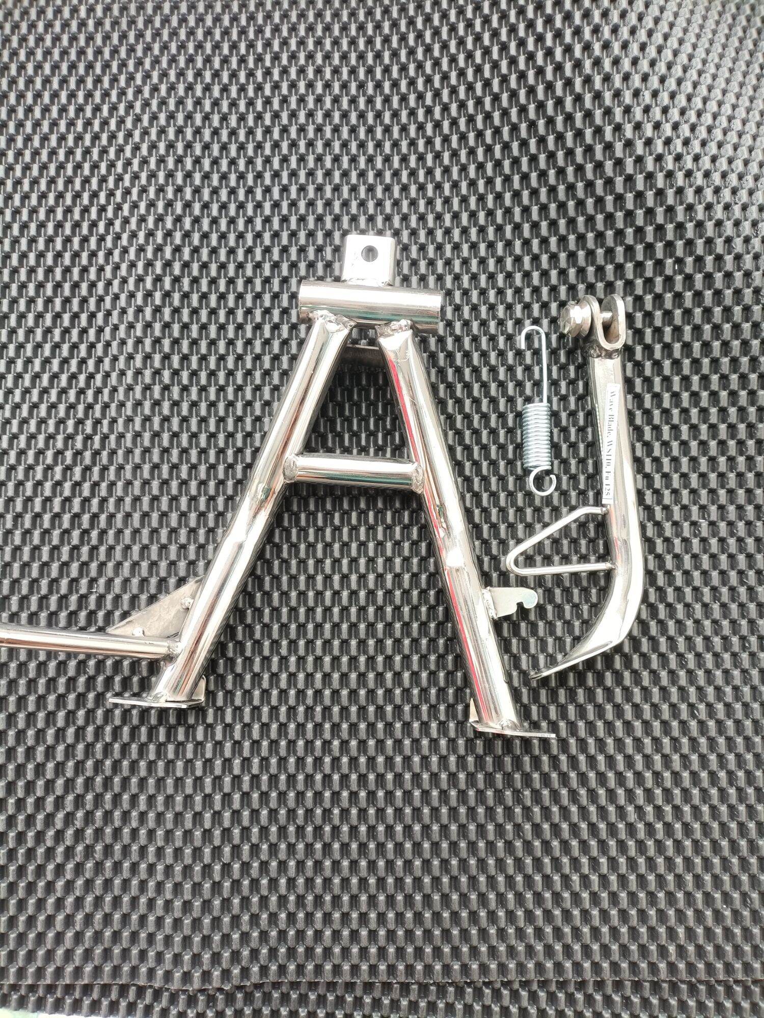 Chống đứng và chống nghiêng xe Future 125, Wave s110, Wave Blade inox ( giá bộ 3 món)