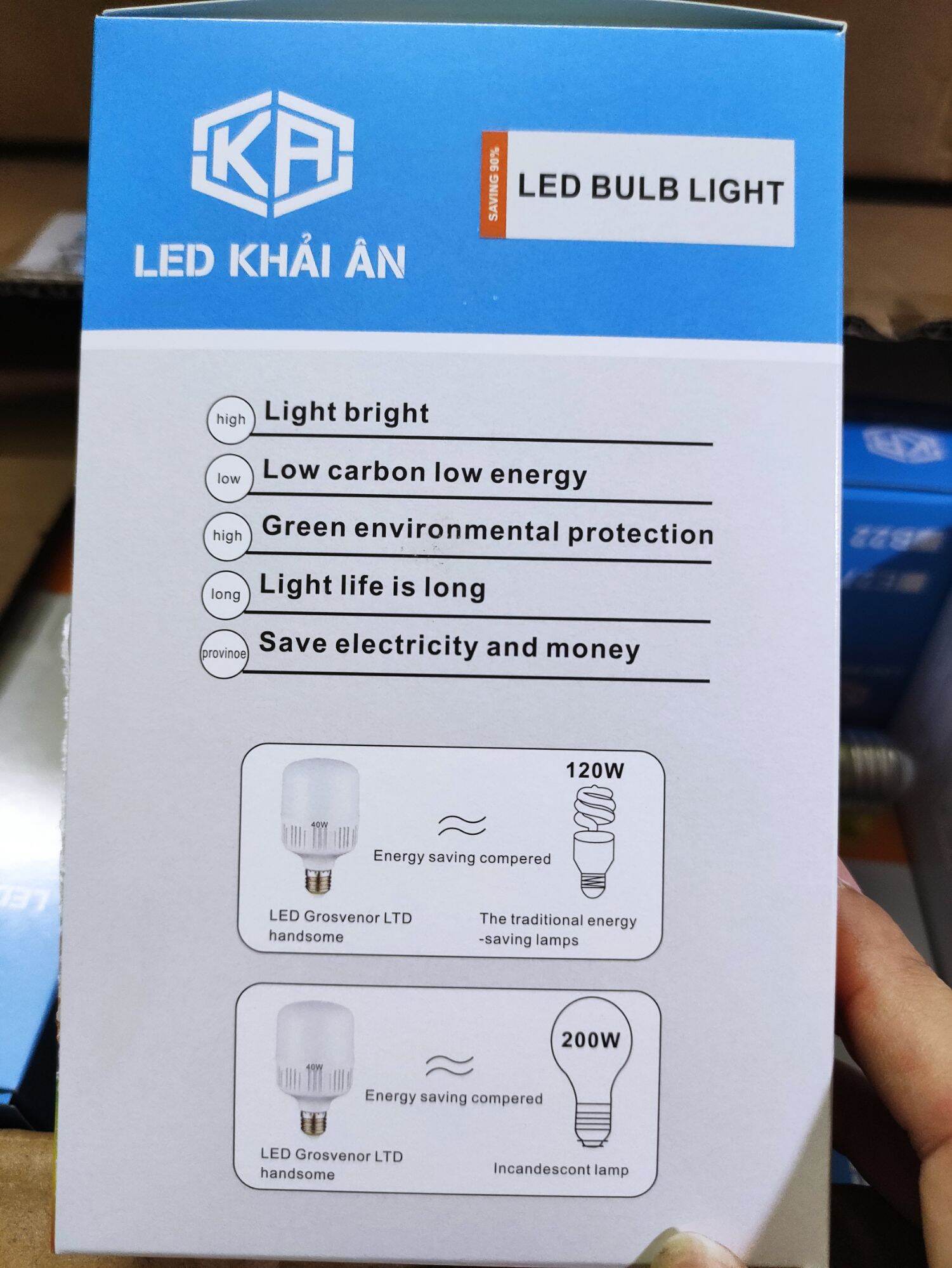 Bóng đèn led 40w  bảo hành 1 năm