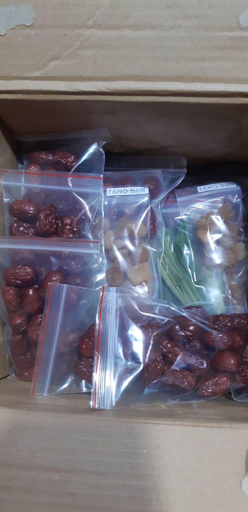 100gr túi zip đỏ các size