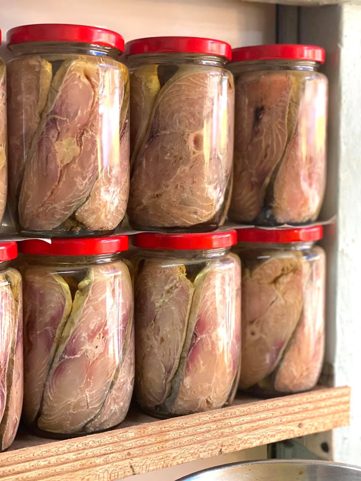 Mắm cá thu hiệu Bà Giáo Khỏe hủ 500gr