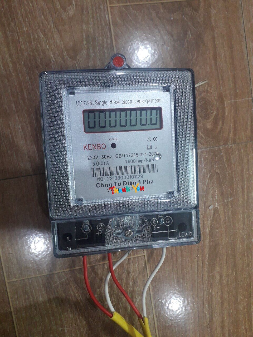 Công tơ điện tử 1 pha 2 dây 60a tiện dụng, an toàn, chính xác thích hợp sử dụng cho hộ gia đình, nhà trọ. bảo hành 1 năm