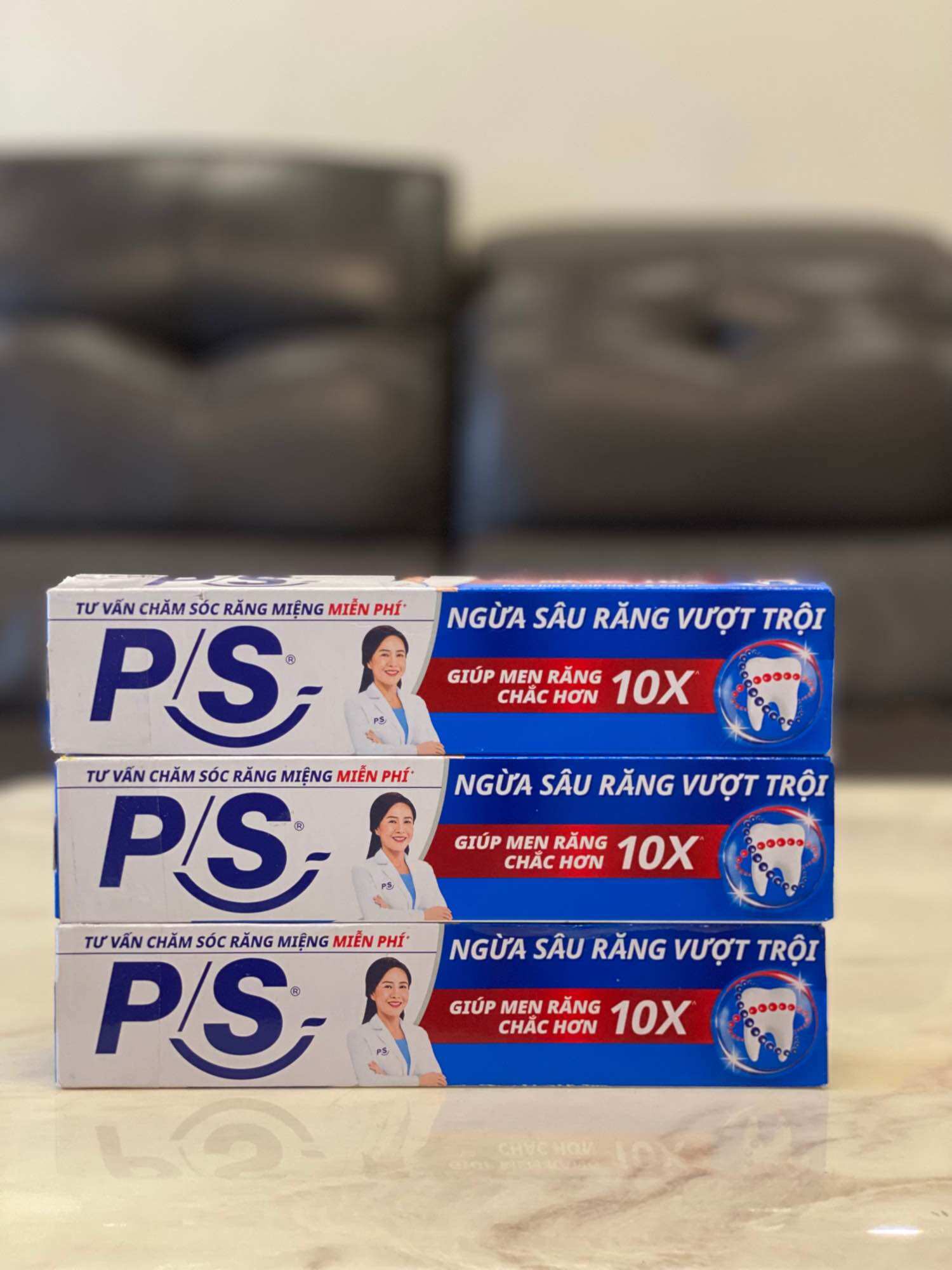 Combo 3 kem đánh răng p/s ngừa sâu răng 180g - hsd 2026