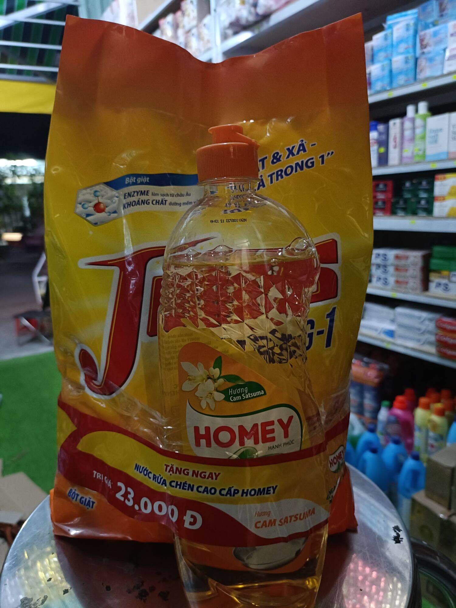 Bột giặt Joins 2 trong 1 gói 2,7Kg