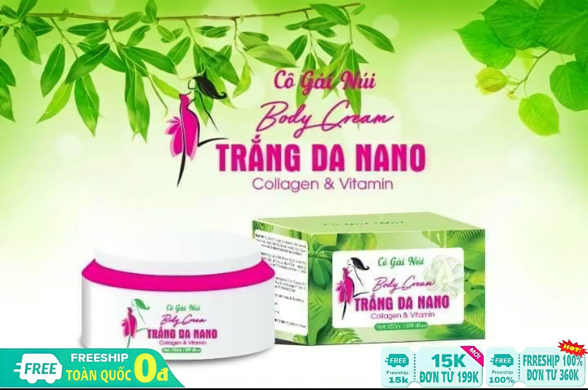 Kem Dưỡng Thể - Trắng Da (Cô Gái Núi )