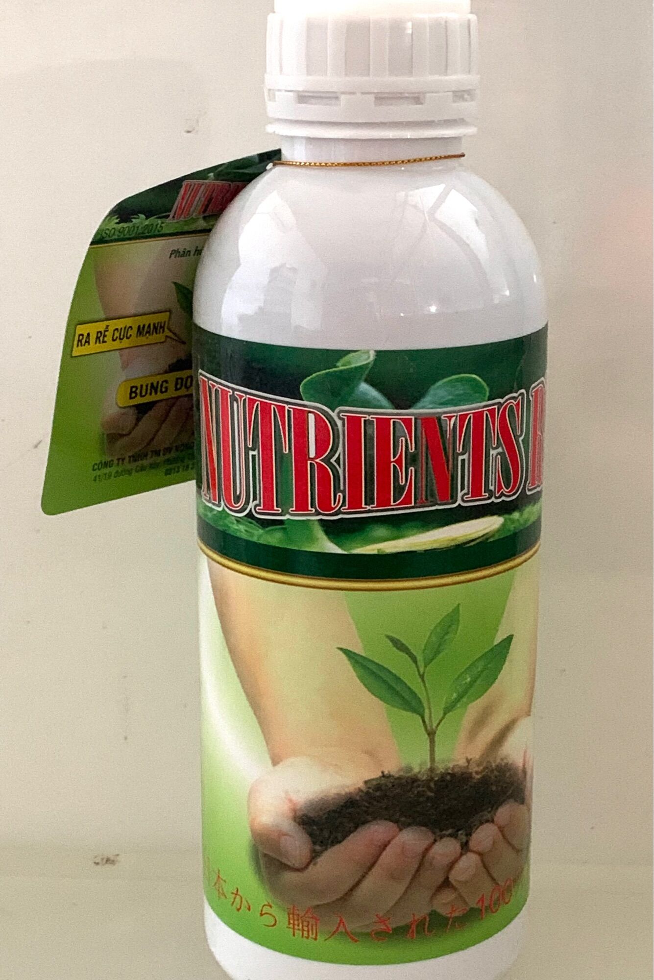 Phân bón hữu cơ NUTRIENTS RICH - 1 lít - (Ra rễ cực mạnh, đẻ nhánh khỏe, bung đọt, vọt hoa)