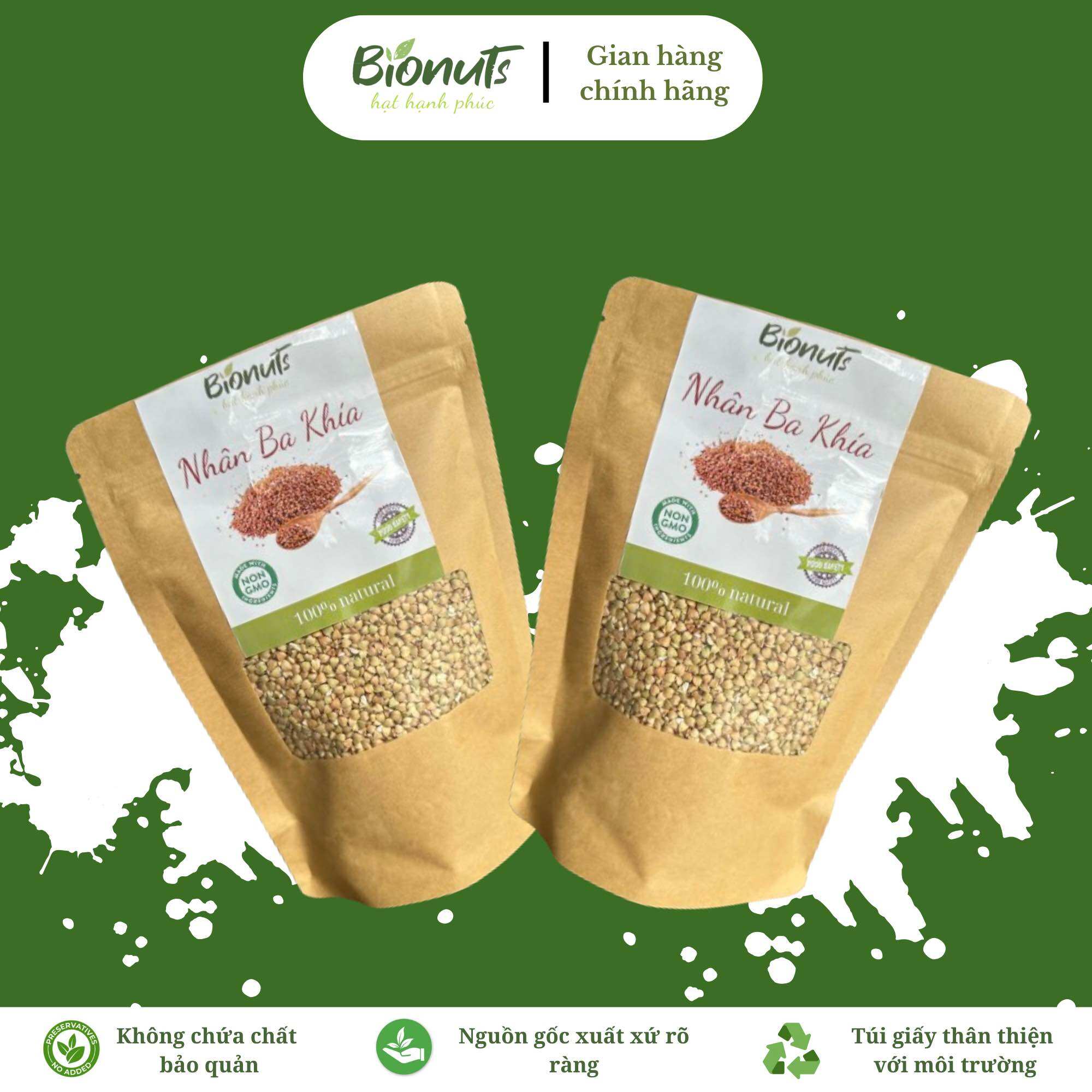 Nhân ba khía bionuts 500g