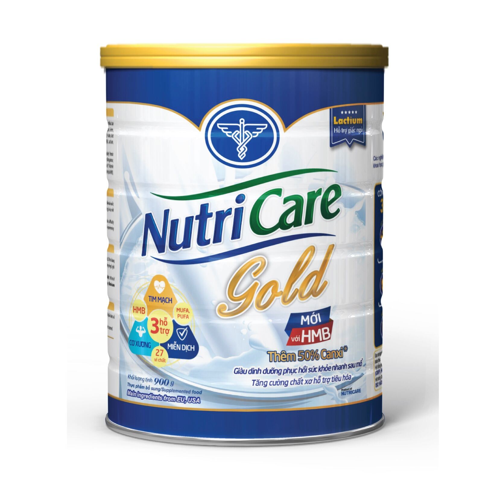 Sữa bột Nutricare Gold 900g