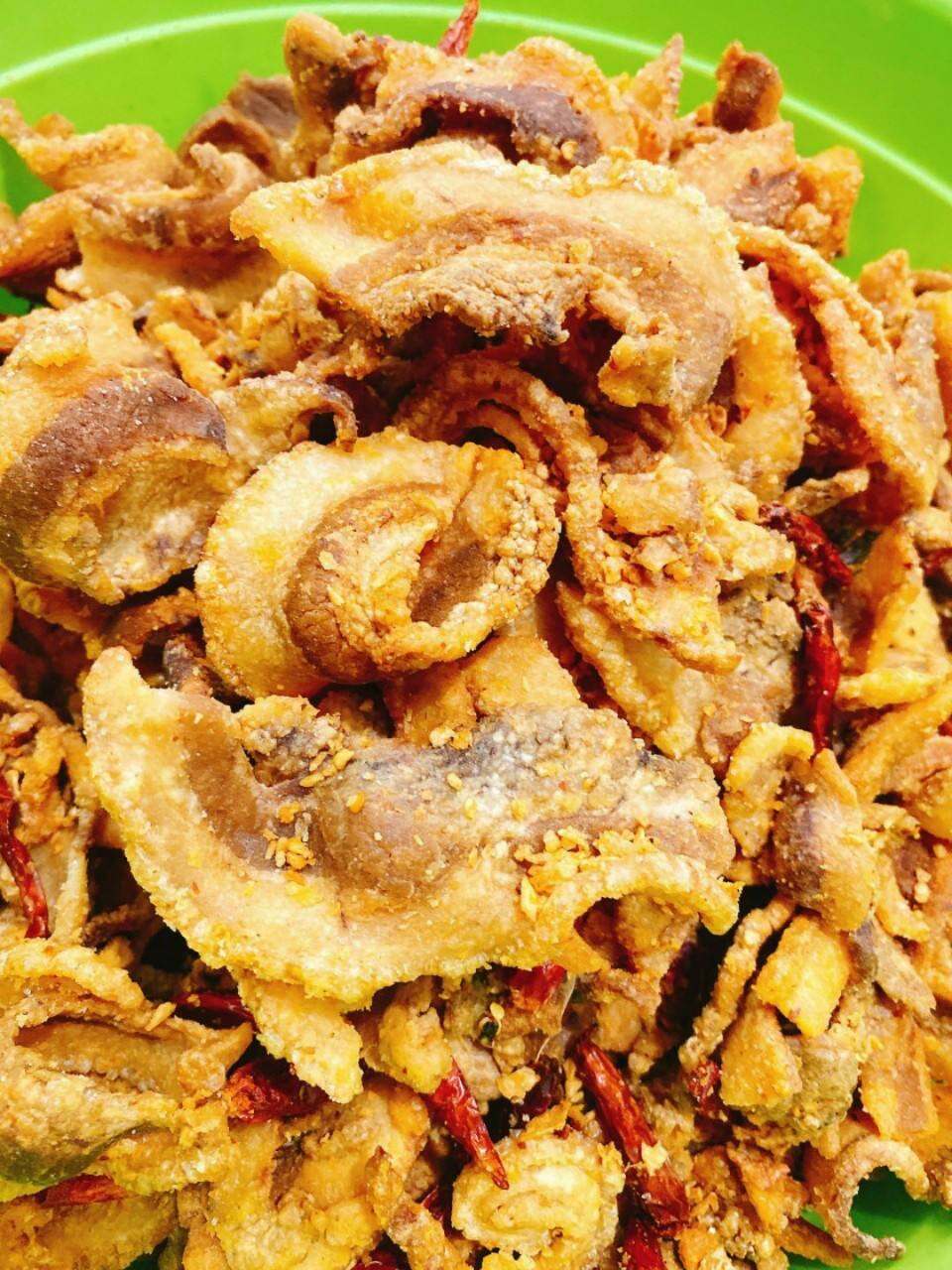 Tóp mỡ nạc cháy tỏi/tóp mỡ nạc tứ xuyên giòn ngon ăn là ghiền hộp 200gr