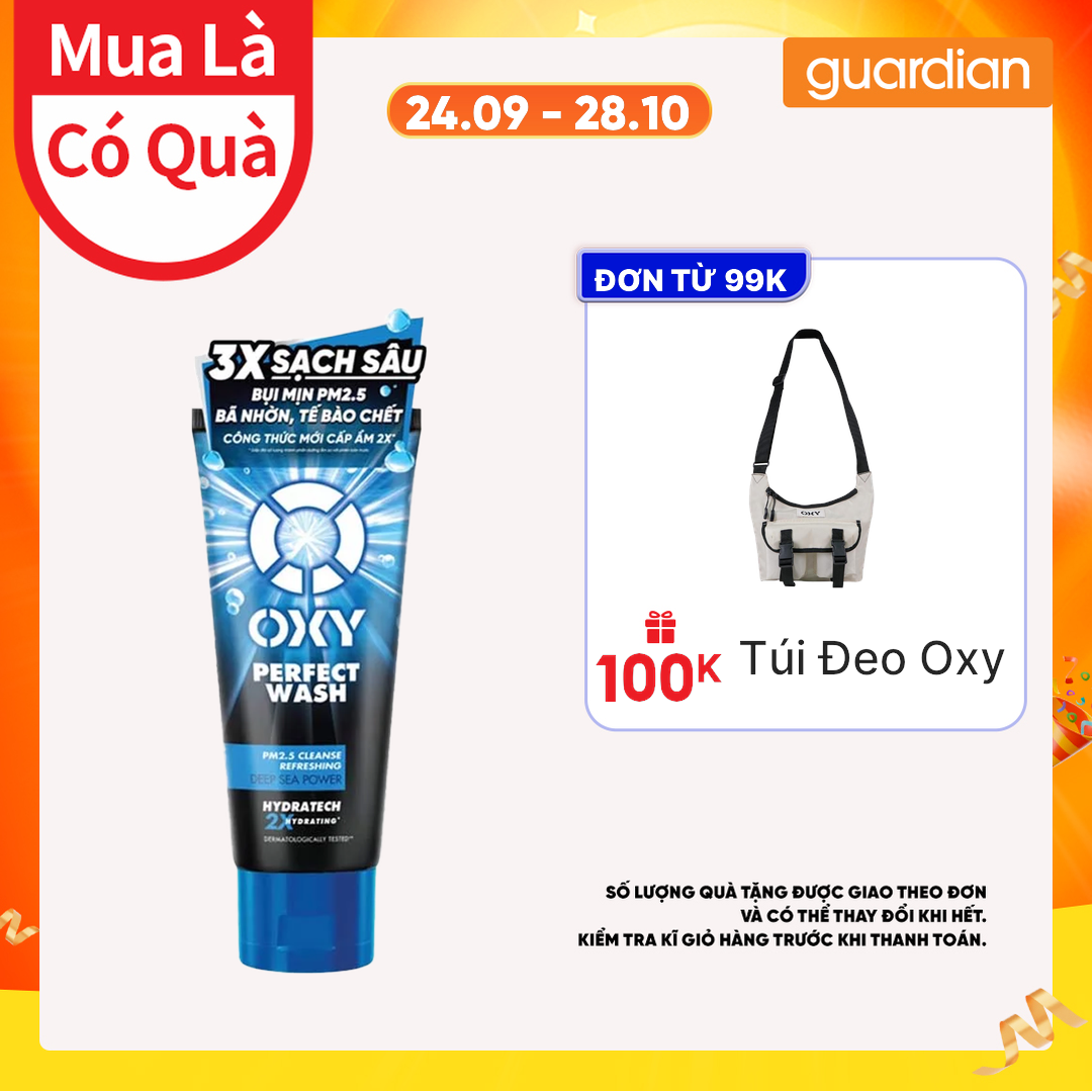 Kem Rửa Mặt Mát Lạnh Perfect Wash Oxy 100Gr