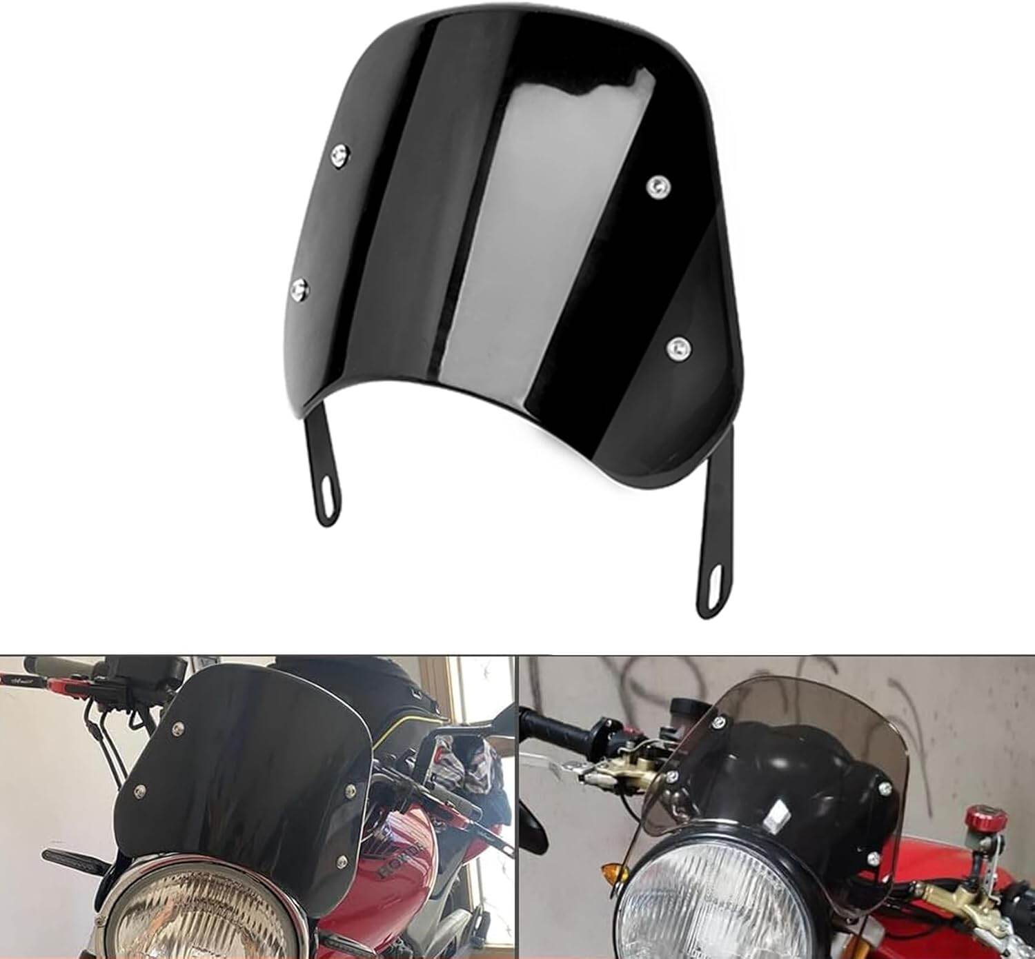 Đa Năng Kính Chắn Gió Xe Máy Kính Chắn Gió Dành Cho Xe Yamaha Kawasaki Suzuki Racer Harley Honda Kính Chắn Gió Xe Máy Fairing