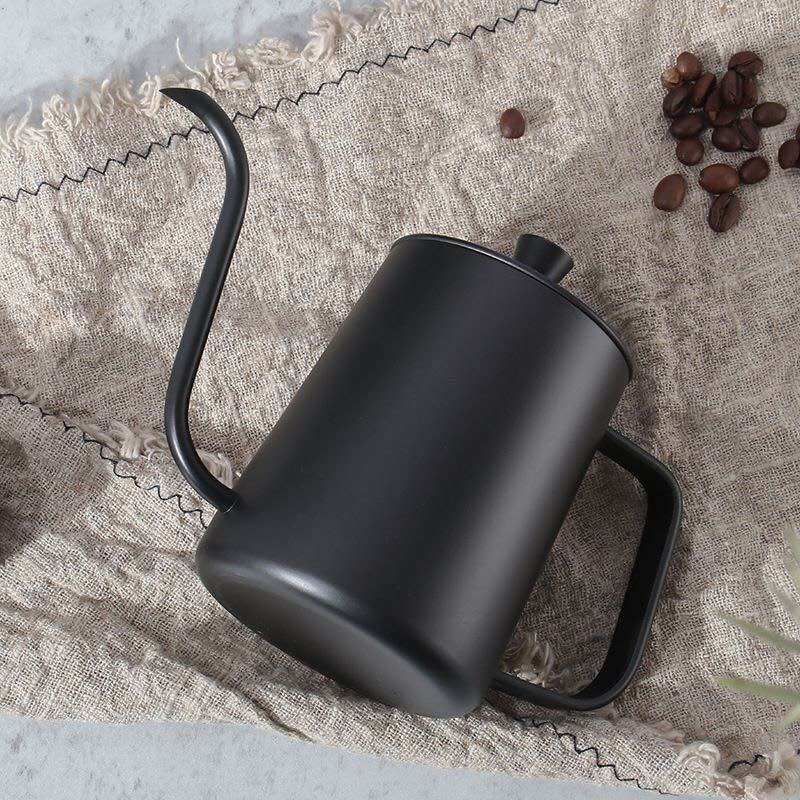 ( Sẵn Hàng) Bình cổ ngỗng pha cà phê ấm cổ ngỗng vòi dài 600ml