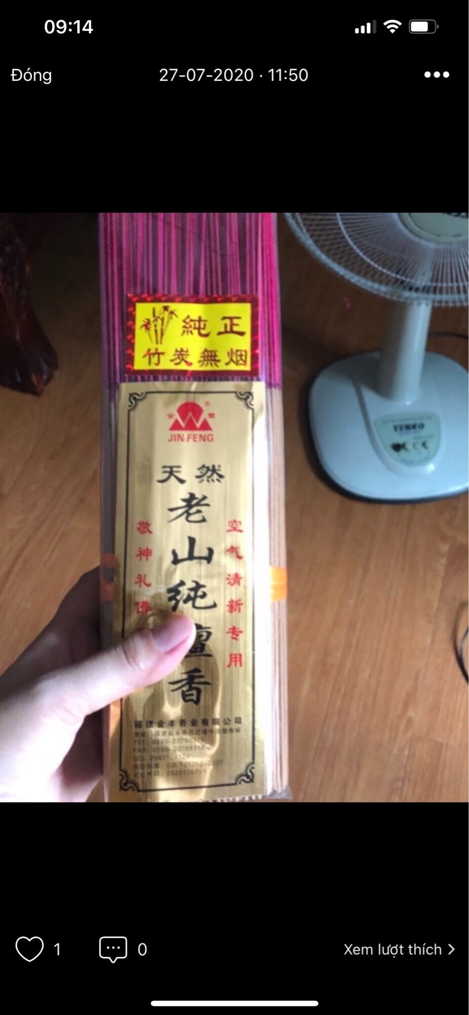 Nhang không khói 3 tất