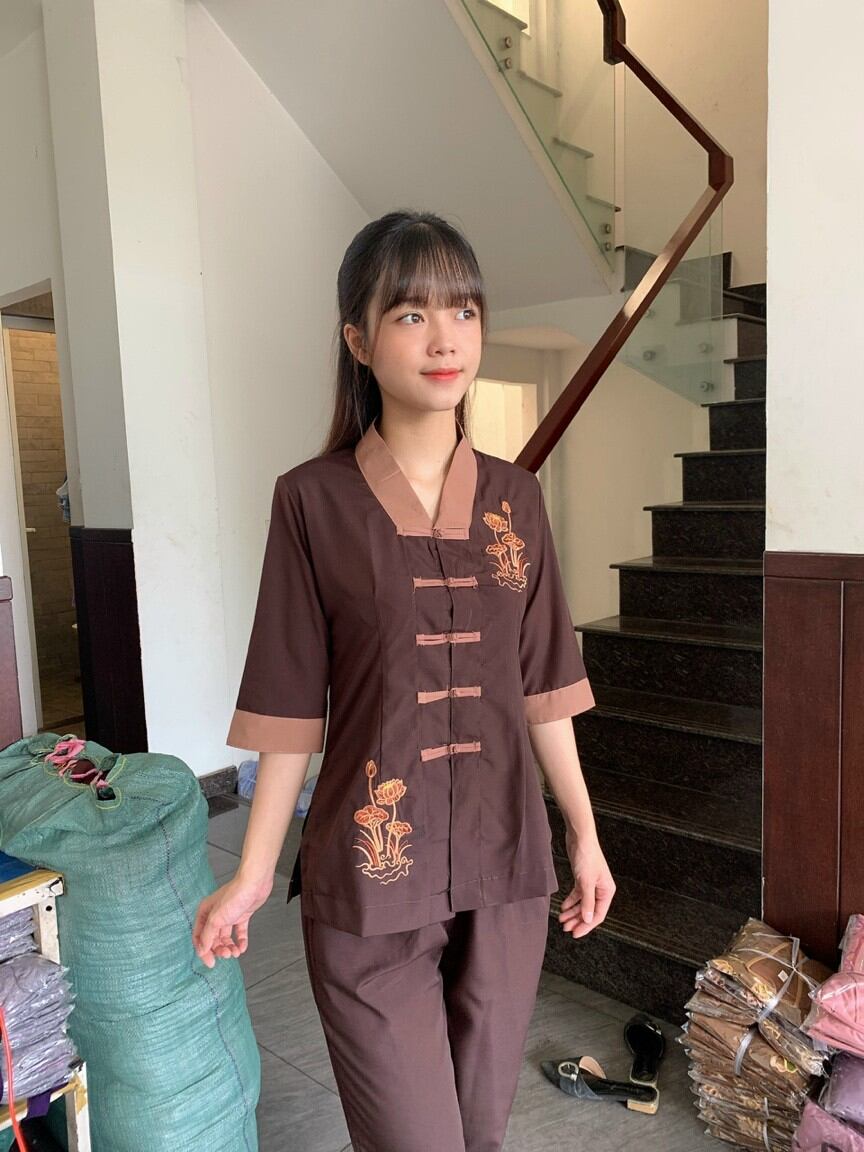 Đồ Bộ Đi Chùa  - Mẫu La Hán Phối