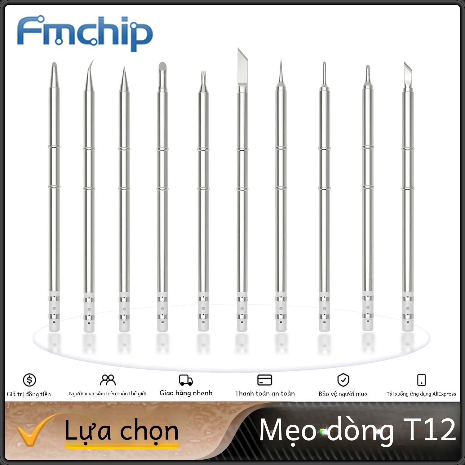 T12 Đầu Series Mỏ Hàn Cho Hakko FX951 STC STM32 FX-950 FX-951 FM-203 Trạm Hàn Đa Năng Không FM65 T65