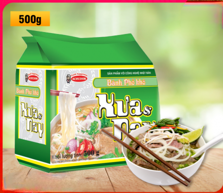 Phở Khô Xưa Và Nay ( 500g × 10 gói )