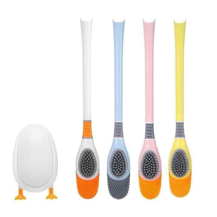 Cọ bồn cầu silicon nắp đạy hình con vịt