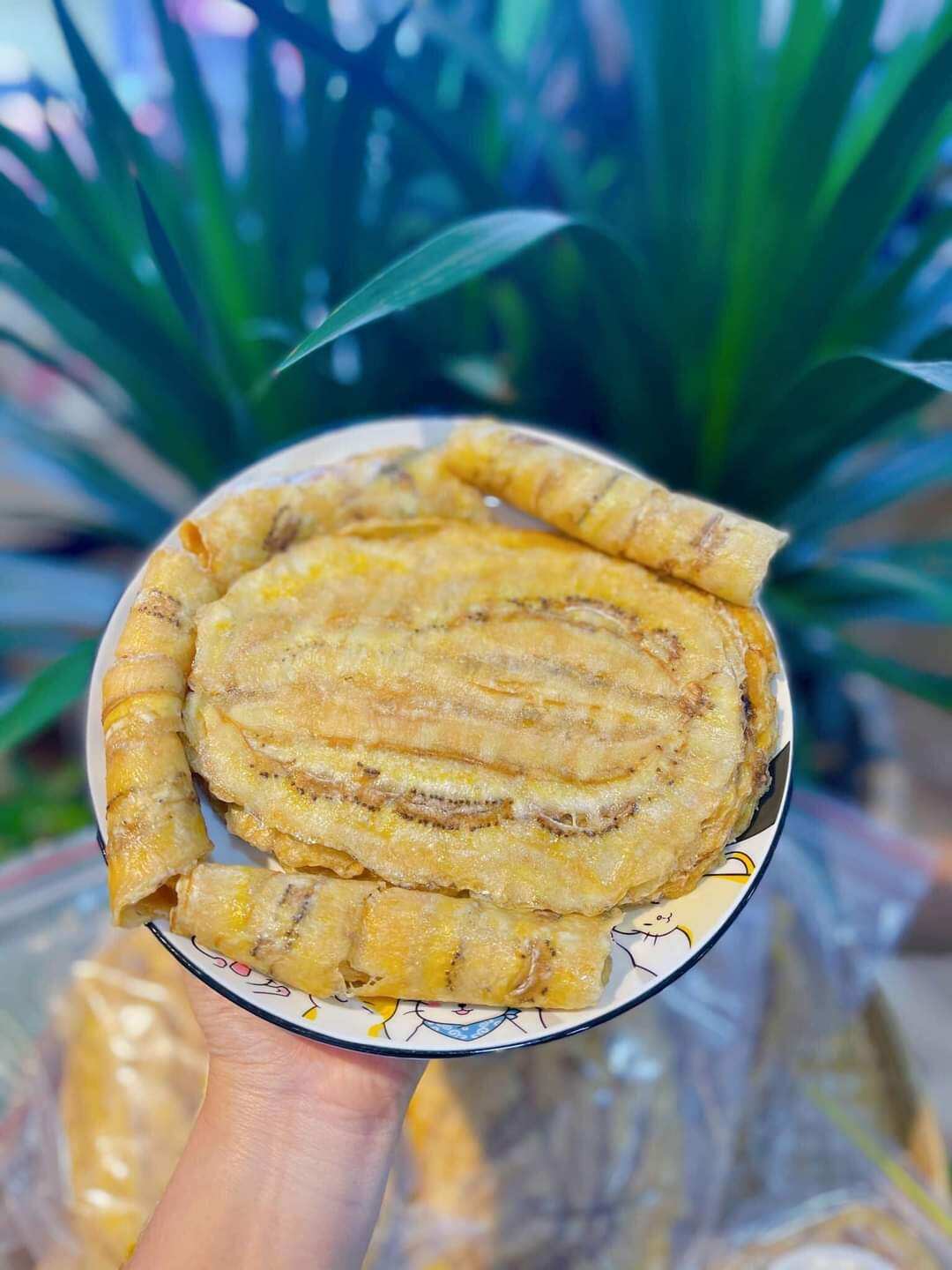 Chuối xiêm ép dẻo  nhà làm 500g