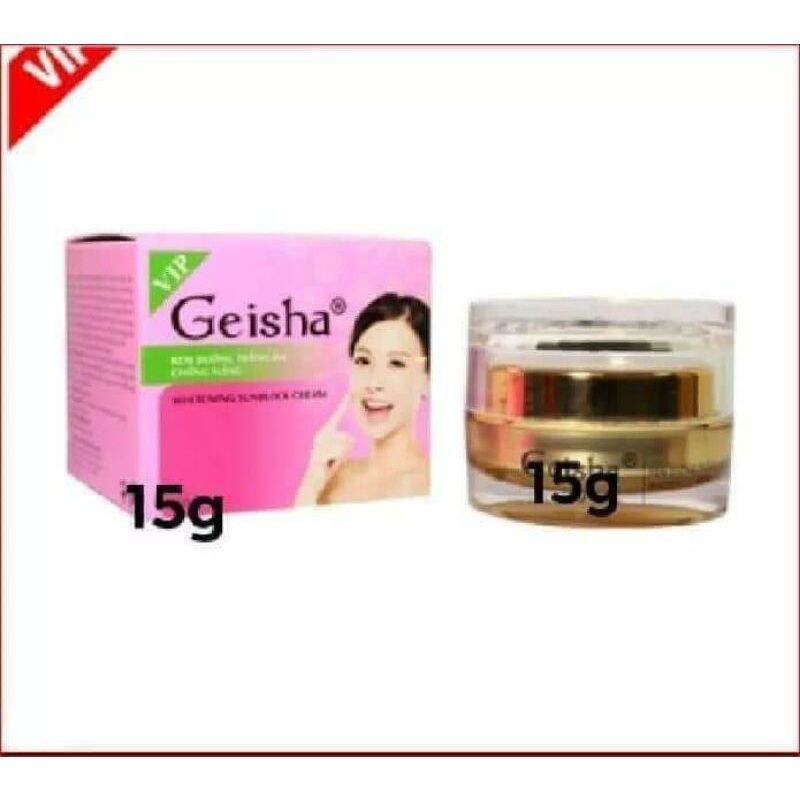 Kem Geisha dưỡng trắng da chống nắng 15g